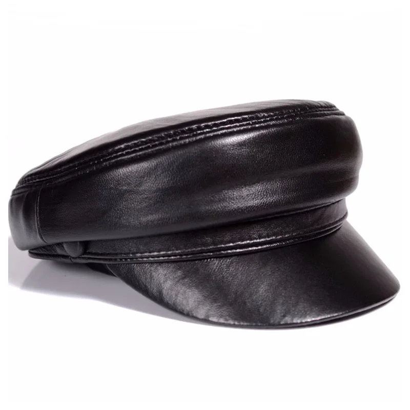 Leather Work Hat - Новинка 2024, весенне-зимняя унисекс, 54-60 см,