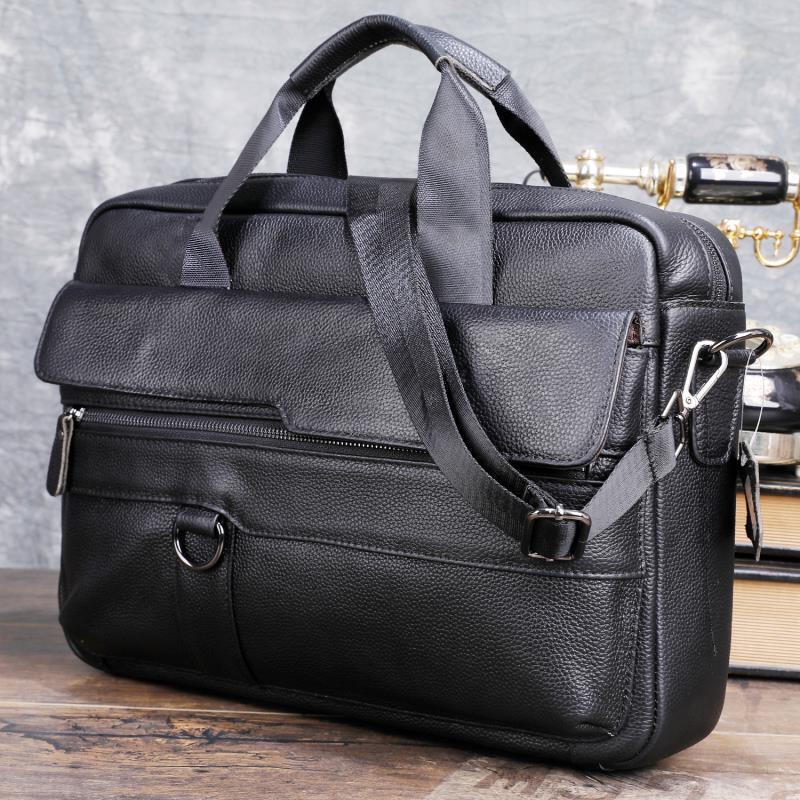 Leather Work Bag Mens - Большая мужская сумка из натуральной кожи