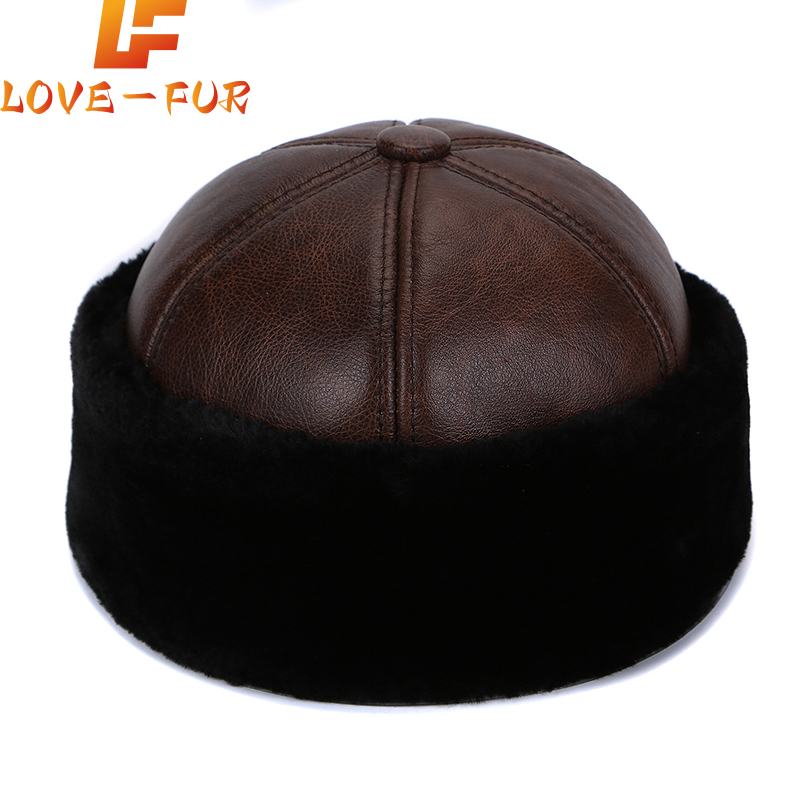 Leather Work Hat - Новая модель 2026: Ретро-шапка-бомбер из натуральной