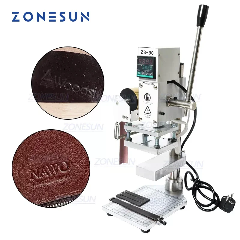 Leatherwork Press - ZONESUN две рабочие пластины, ручная машина
