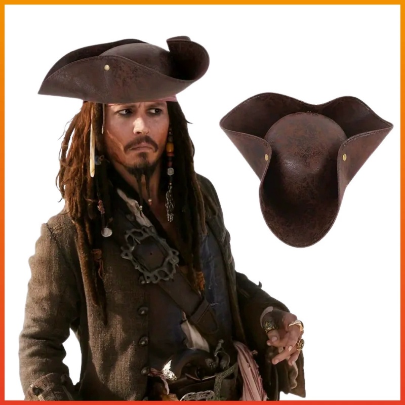 Leather Work Hat - Реплика треуголки Джека Спарроу из «Пиратов