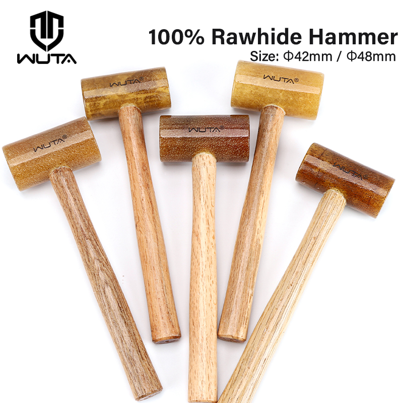 WUTA молоток из 100% необработ – обзор и цена Mallet Rawhide Craft
