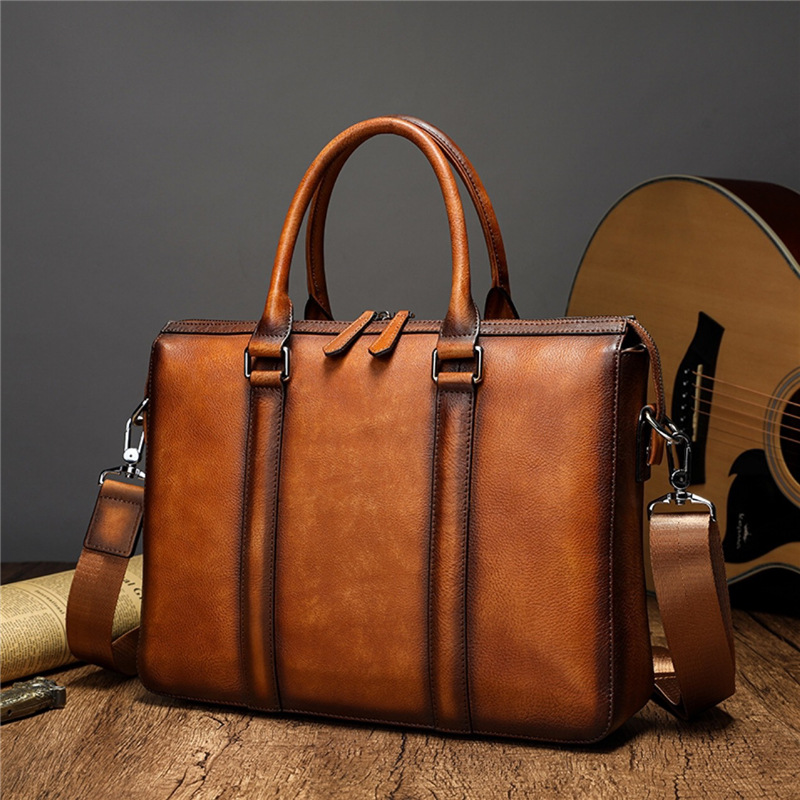 Деловой портфель YETTIES из на – обзор и цена Leather Work Bag Mens