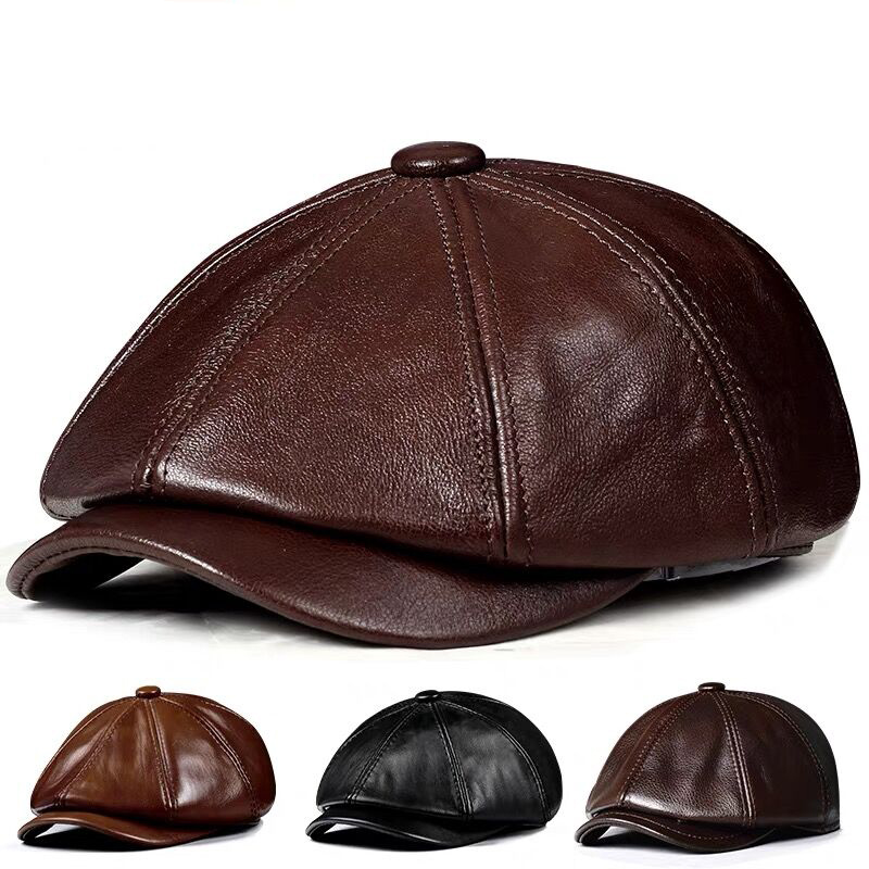 Весенняя новая шапка из натура – обзор и цена Leather Work Hat