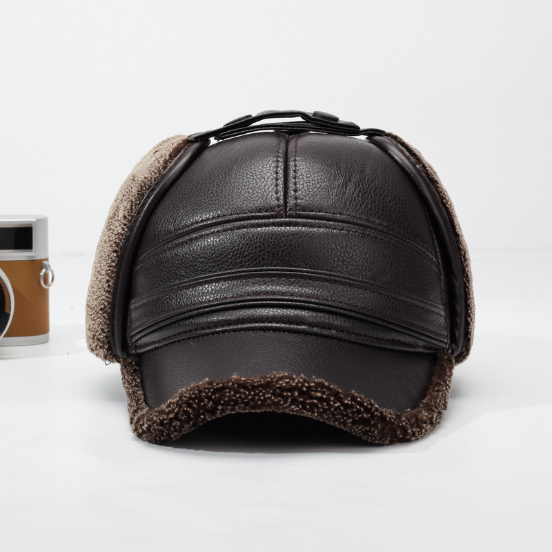 2026Новая зимняя мужская кепка – обзор и цена Leather Work Hat